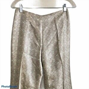Muse Pull-on Wide Leg Pants Metallic Boho Size 4